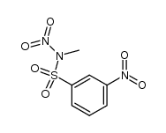 3-nitro-benzenesulfonic acid-(methyl-nitro-amide) Structure