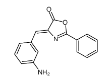 4-[(3-aminophenyl)methylidene]-2-phenyl-1,3-oxazol-5-one Structure