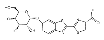 6-O-β-D-glucopyranosyl-luciferin Structure