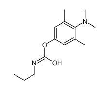 [4-(dimethylamino)-3,5-dimethylphenyl] N-propylcarbamate结构式