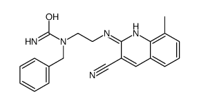 Urea, N-[2-[(3-cyano-8-methyl-2-quinolinyl)amino]ethyl]-N-(phenylmethyl)- (9CI) picture