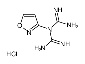 1-carbamimidoyl-1-(1,2-oxazol-3-yl)guanidine,hydrochloride Structure