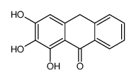 1,2,3-trihydroxy-10H-anthracen-9-one结构式