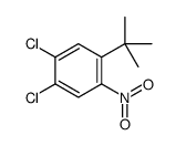 1,2-Dichloro-4-(1,1-dimethylethyl)-5-nitrobenzene Structure