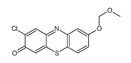 2-chloro-8-(methoxymethoxy)phenothiazin-3-one结构式