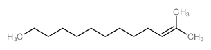 2-methyl-2-tridecene Structure