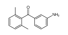 (3-aminophenyl)-(2,6-dimethylphenyl)methanone结构式