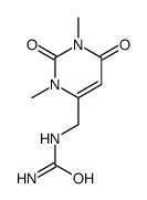 (1,3-dimethyl-2,6-dioxopyrimidin-4-yl)methylurea结构式