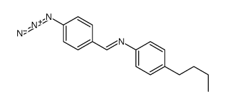 1-(4-azidophenyl)-N-(4-butylphenyl)methanimine结构式