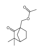 (2,2-dimethyl-3-oxo-4-bicyclo[2.2.1]heptanyl)methyl acetate结构式