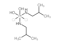 dichloroplatinum; 2-methylpropylazanide; dihydrate Structure