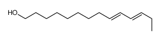 (Z,E)-tetradeca-9,11-dien-1-ol结构式