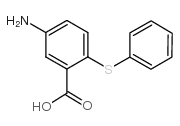5-氨基-2-(苯基硫代)苯甲酸结构式