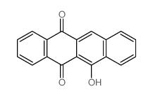 5,12-Naphthacenedione,6-hydroxy- Structure