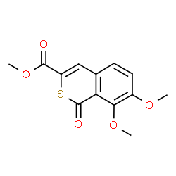 Methyl 7,8-dimethoxy-1-oxo-1H-isothiochromene-3-carboxylate结构式