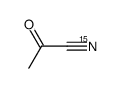 <15N>-pyruvonitrile结构式