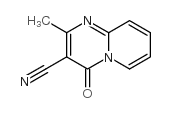 2-methyl-4-oxopyrido[1,2-a]pyrimidine-3-carbonitrile结构式