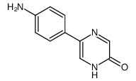 5-(4-aminophenyl)-1H-pyrazin-2-one结构式