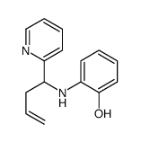 2-(1-pyridin-2-ylbut-3-enylamino)phenol Structure