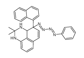 2,3-dihydro-2,2-dimethyl-4-[[1-naphthyl-4-(phenylazo)]azo]-1H-perimidine结构式
