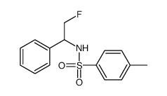 N-(2-fluoro-1-phenylethyl)-4-methylbenzenesulfonamide结构式