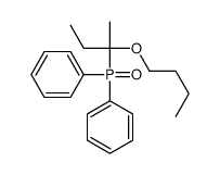 [2-butoxybutan-2-yl(phenyl)phosphoryl]benzene Structure