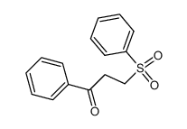 3-benzenesulfonyl-1-phenylpropan-1-one Structure