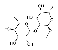 α-L-Rhap-(1->2)-α-L-Rhap-OMe Structure