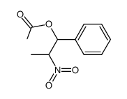 1-phenyl-2-nitro-1-propanol acetate结构式
