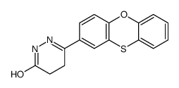 3-phenoxathiin-2-yl-4,5-dihydro-1H-pyridazin-6-one结构式
