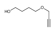 4-prop-2-ynoxybutan-1-ol Structure