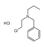 benzyl-(2-chloroethyl)-propylazanium,chloride结构式