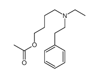Acetic acid 4-(ethylphenethylamino)butyl ester结构式