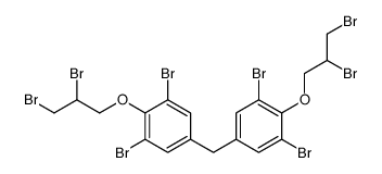 1,3-dibromo-5-[[3,5-dibromo-4-(2,3-dibromopropoxy)phenyl]methyl]-2-(2,3-dibromopropoxy)benzene结构式