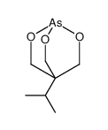 4-Isopropyl-2,6,7-trioxa-1-arsabicyclo[2.2.2]octane structure