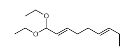 (Z,Z)-2,6-nonadien-1-al diethyl acetal结构式