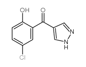 4-(5-CHLORO-2-HYDROXYBENZOYL)PYRAZOLE结构式