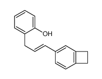 2-[3-(4-bicyclo[4.2.0]octa-1(6),2,4-trienyl)prop-2-enyl]phenol结构式