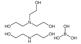 2-[bis(2-hydroxyethyl)amino]ethanol,boric acid,2-(2-hydroxyethylamino)ethanol结构式