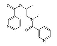 1-[methyl(pyridine-3-carbonyl)amino]propan-2-yl pyridine-3-carboxylate Structure