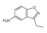 1,2-Benzisoxazol-5-amine,3-ethyl-(9CI) structure