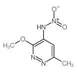 4-Pyridazinamine,3-methoxy-6-methyl-N-nitro- Structure