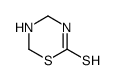 1,3,5-thiadiazinane-2-thione Structure