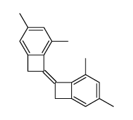 (Z)-1,1'-Bis(4,6-dimethylbenzocyclobutenylidene) Structure