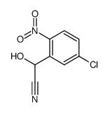 5-chloro-2-nitro-mandelonitrile结构式