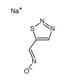 1,2,3-Thiadiazole-5-carboxaldehyde, oxime, sodium salt Structure