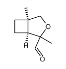 3-Oxabicyclo[3.2.0]heptane-2-carboxaldehyde, 2,5-dimethyl-, (1S,5R)- (9CI)结构式