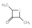 2,4-dimethylthietan-3-one结构式