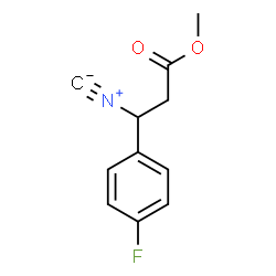 METHYL3-ISOCYANO-3-(4-FLUOROPHENYL)PROPIONATE结构式