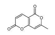 7-methylpyrano[3,2-c]pyran-2,5-dione Structure